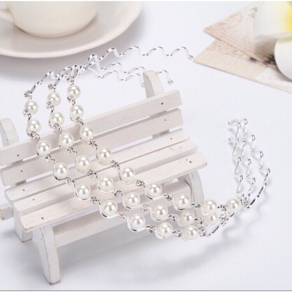 Bờm Cài tóc đính hạt siêu xinh - phukienteen