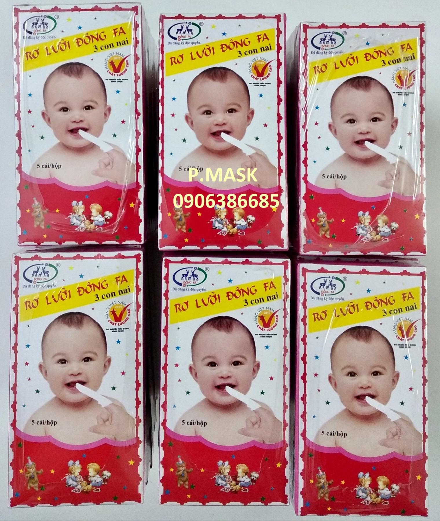 Rơ lưỡi Đông Pha cho Bé 50 cái - Đông Fa 3 Con Nai