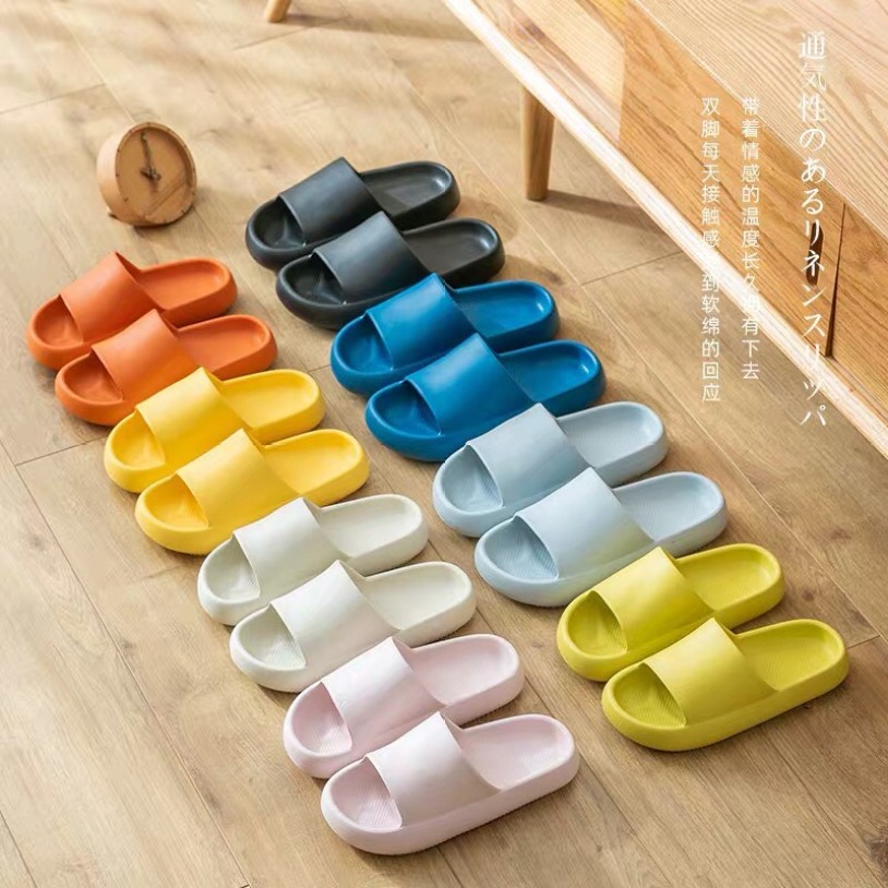 Dép Bánh Mì Thông Hơi Quai Ngang Siêu Nhẹ Nữ Cao 4,5cm Đi Mưa Siêu Hot - DL024 giá rẻ