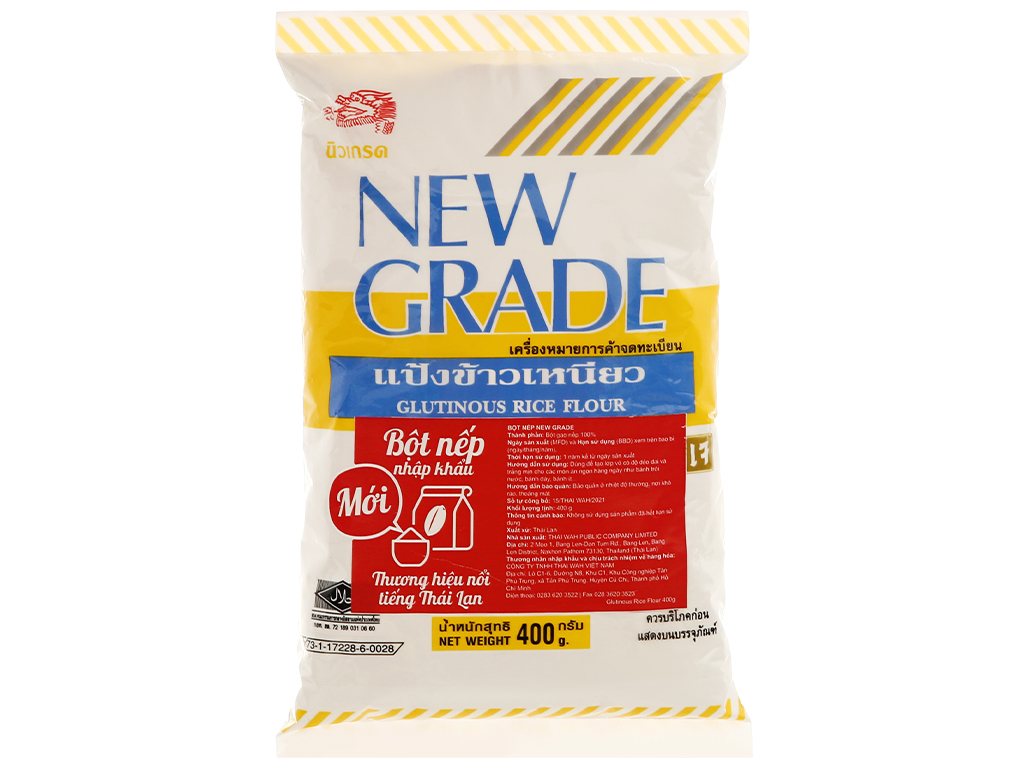 BỘT NẾP THÁI LAN NEW GRADE 400G