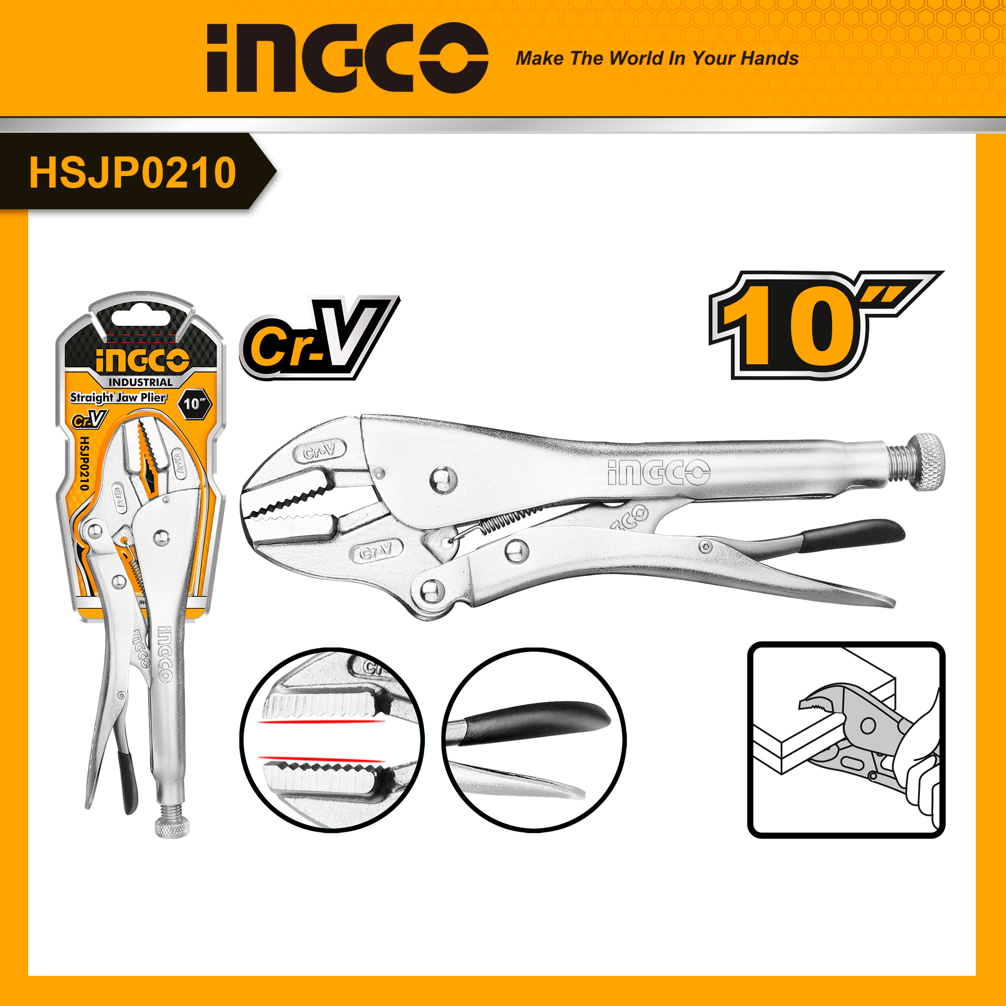 Ingco hsjp0210 kềm bấm hàm