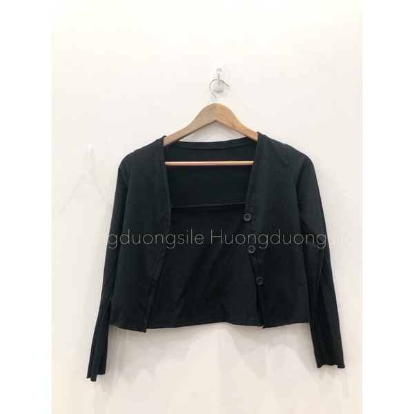 Set Áo khoác mỏng Cardigan kèm áo 2 dây,Set Áo Hai Dây + Áo Khoác Cardigan