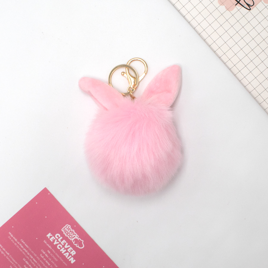 Móc Khóa CLEVER HIPPO Pom Pom POMPOM/KCP2401