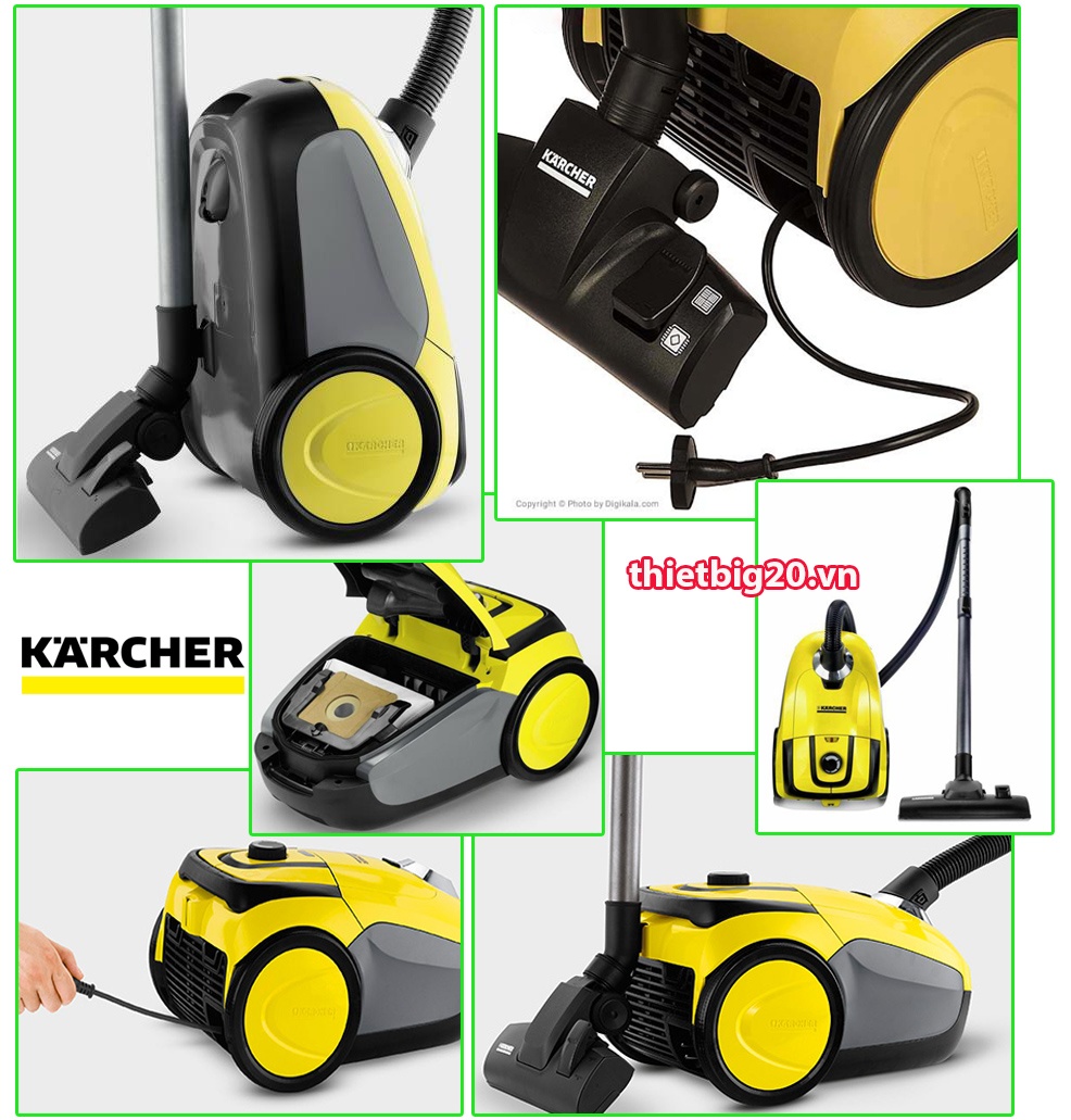 Máy hút bụi gi đình KARCHER VC2 KAP ( kèm túi lọc )