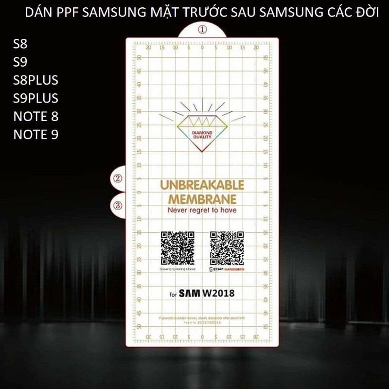 Miếng dán màn hình PPF samsung các đời