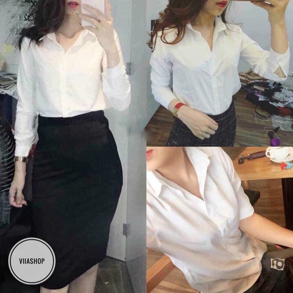 Áo sơ mi nữ Uni looại 1 đủ size