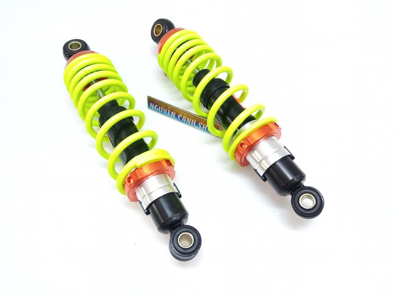 Phuộc sau xe sirius racing boy màu xanh lá 1 cặp