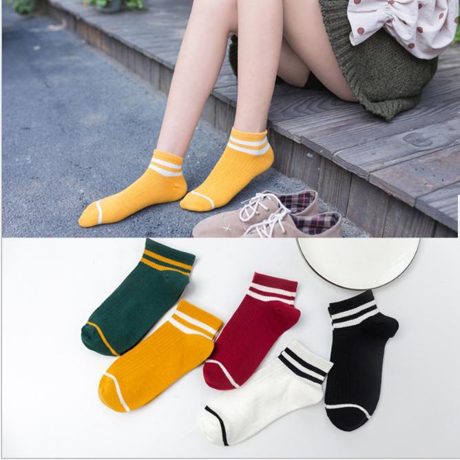 Combo 10 đôi Tất , Vớ kẻ cho các bạn nữ