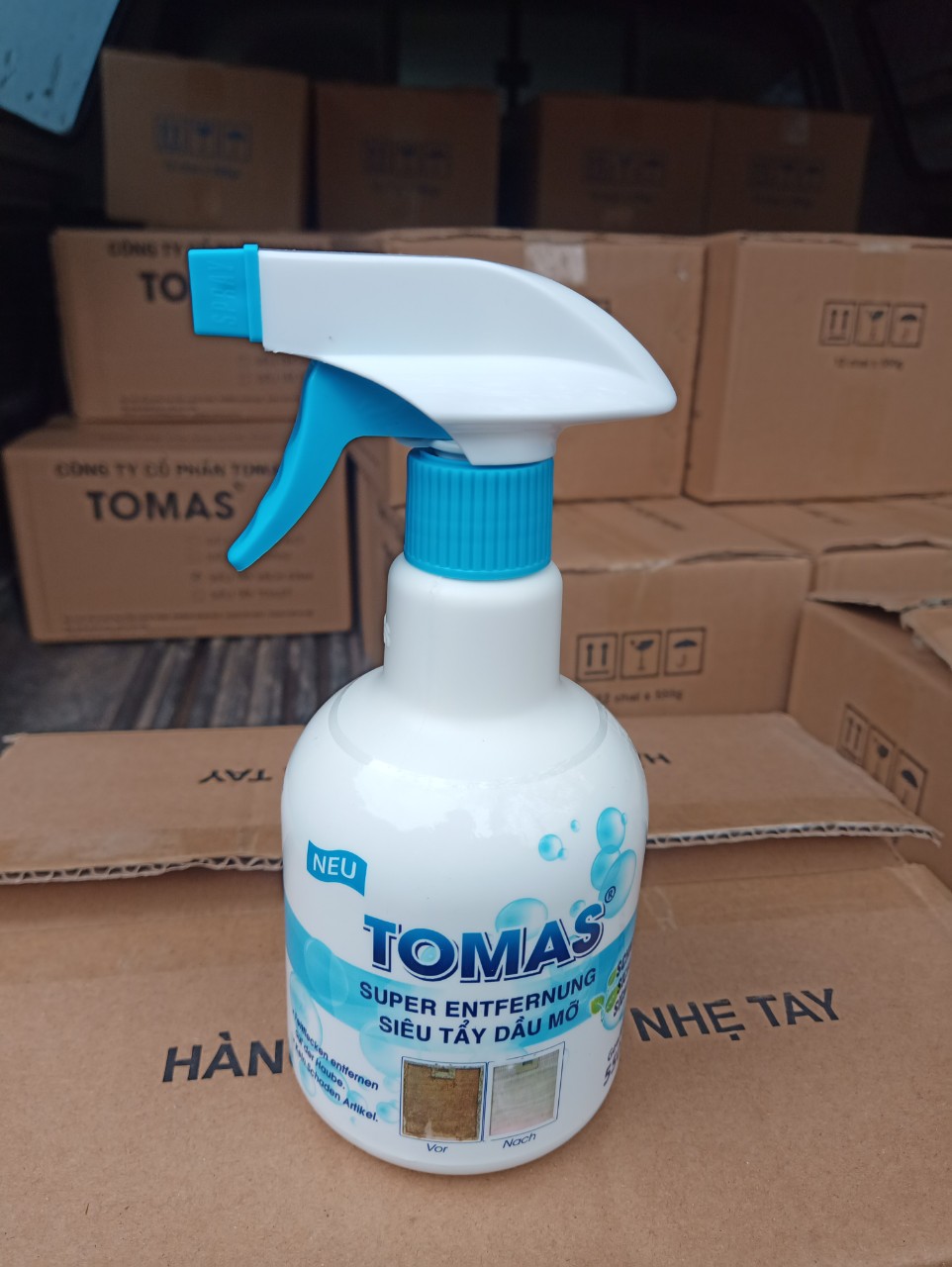 Tẩy dầu mỡ Tomas 500ml