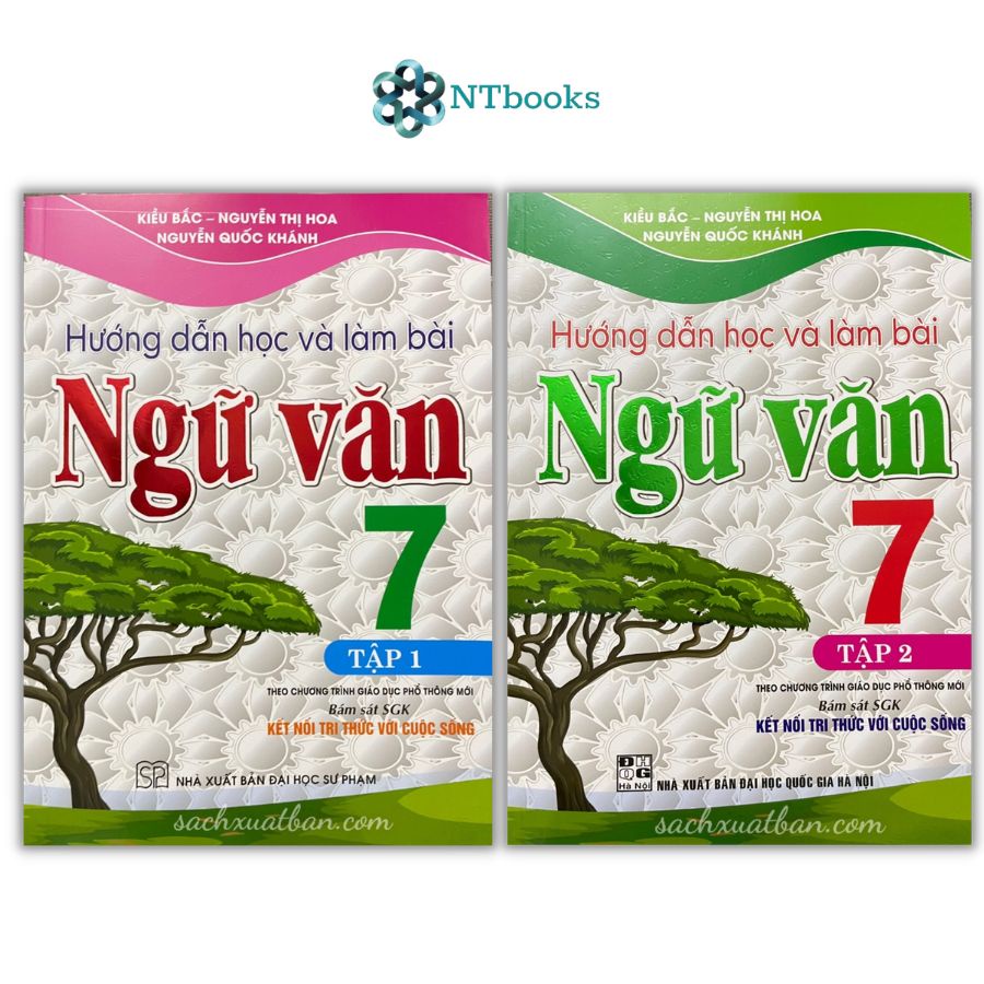 Sách hướng dẫn học và làm bài ngữ văn 7 tập 1 + tập 2 - ntbooks