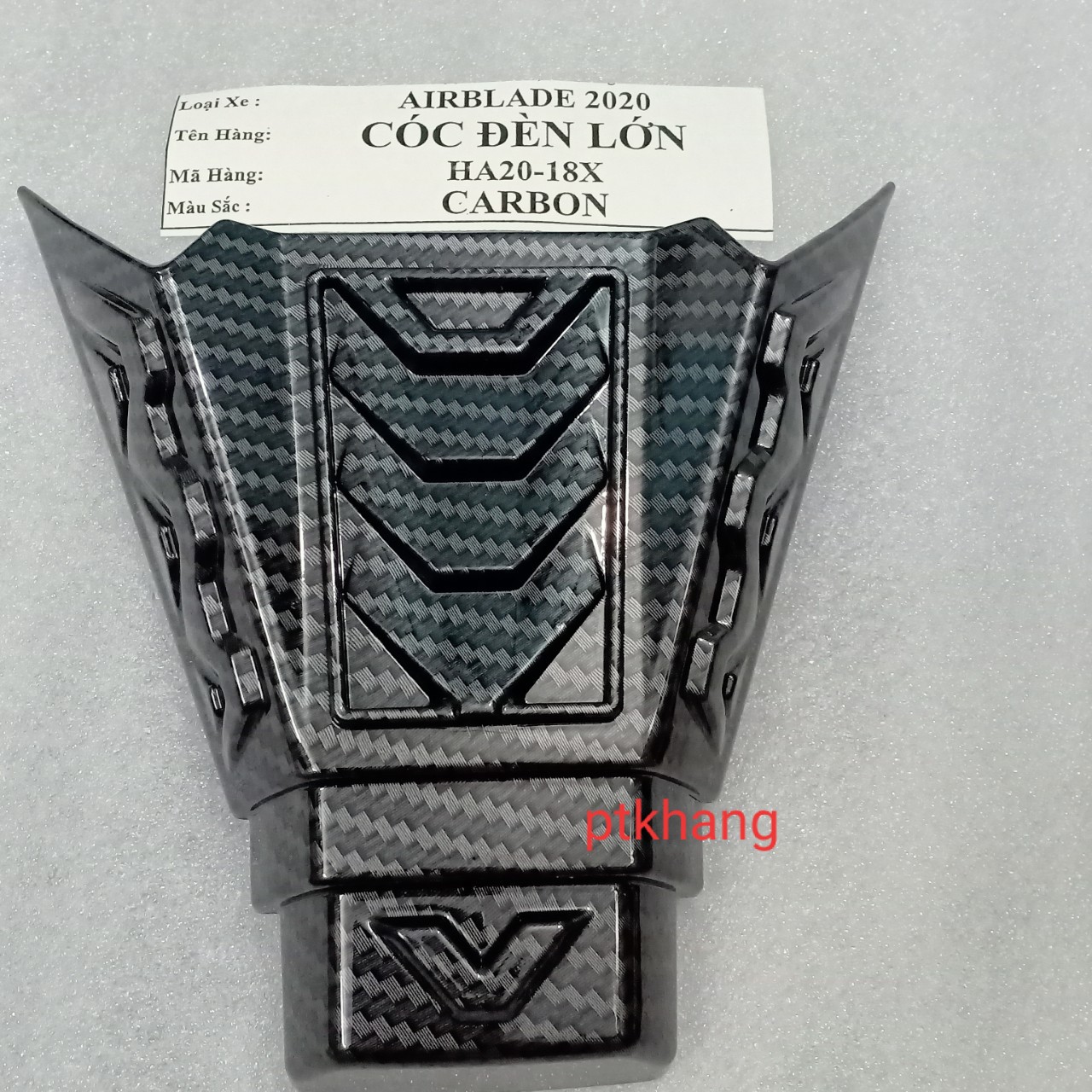 ỐP CÓC ĐÈN XE AIR BLADE 2020-2023 CARBON