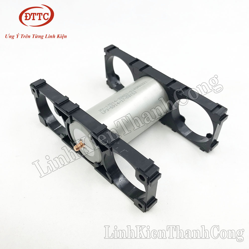Khung giữ pin 32650 2P 3P 2 lỗ 3 lỗ