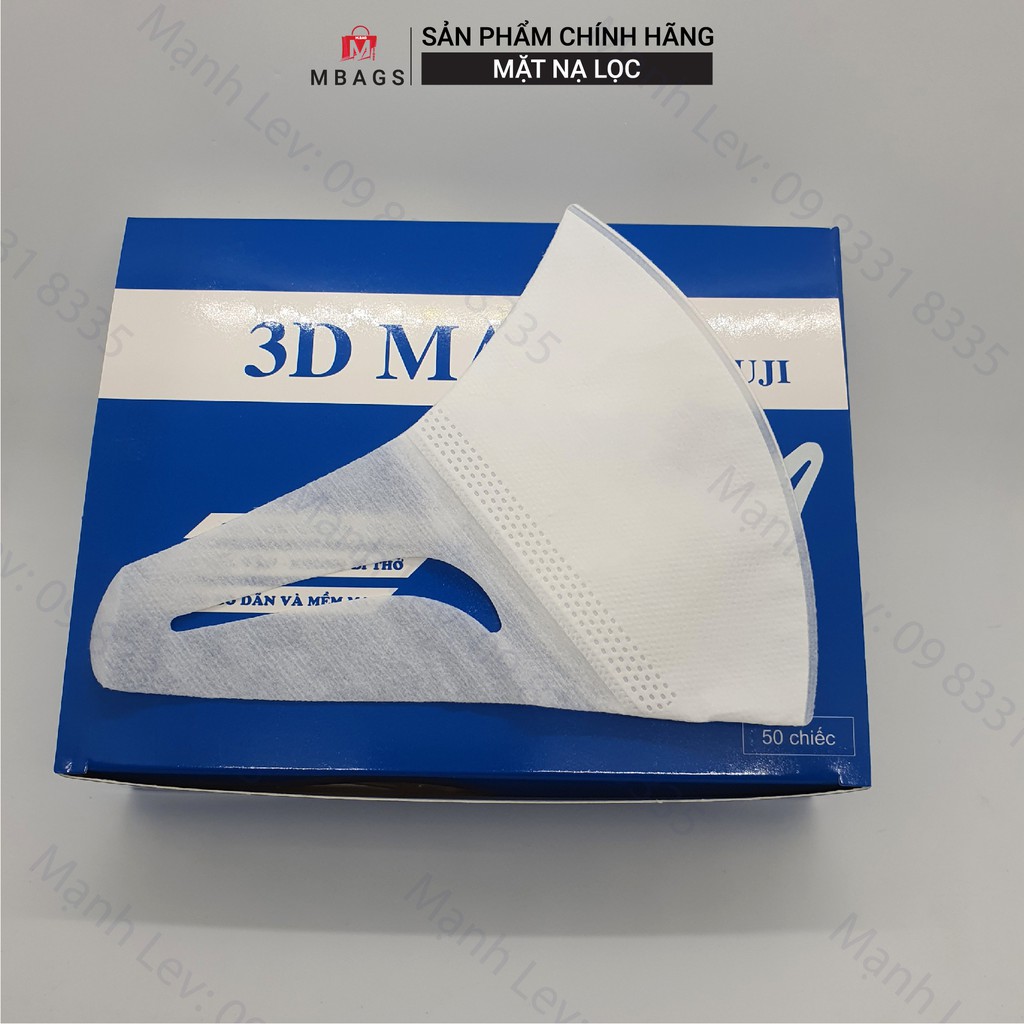 [ Hộp 50c ] Khẩu Trang 3D Mask Masuji Chính Hãng