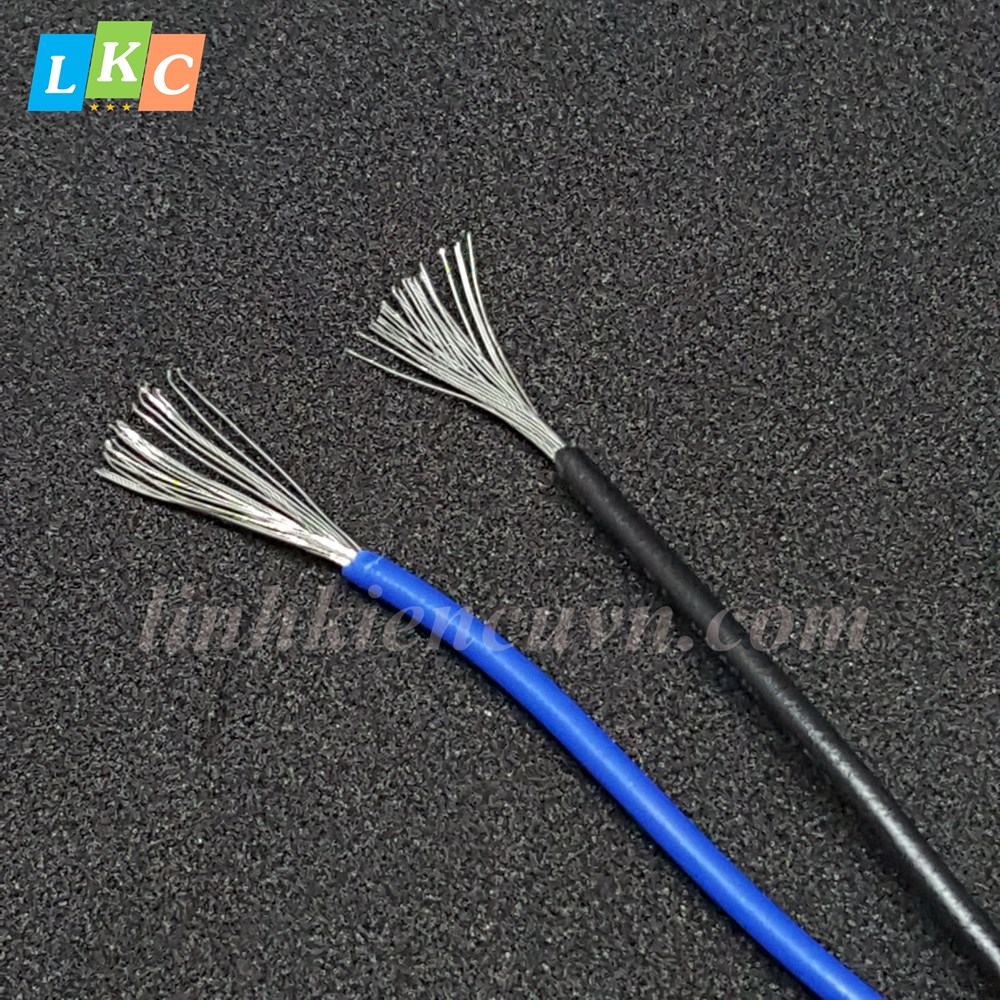 Dây điện 0.3mm màu đen 22awg