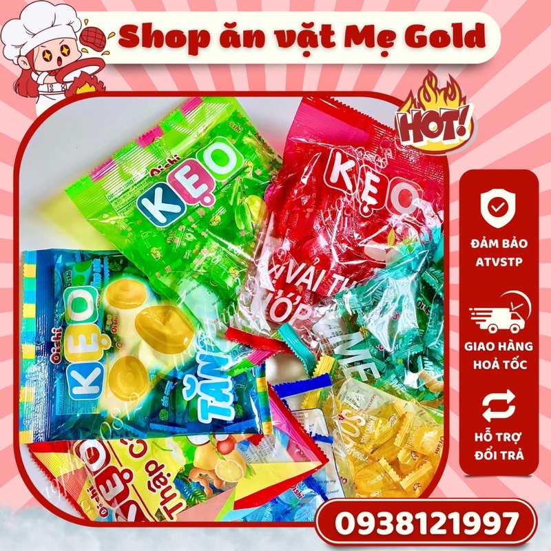 Kẹo Oishi các vị (gói 90g)