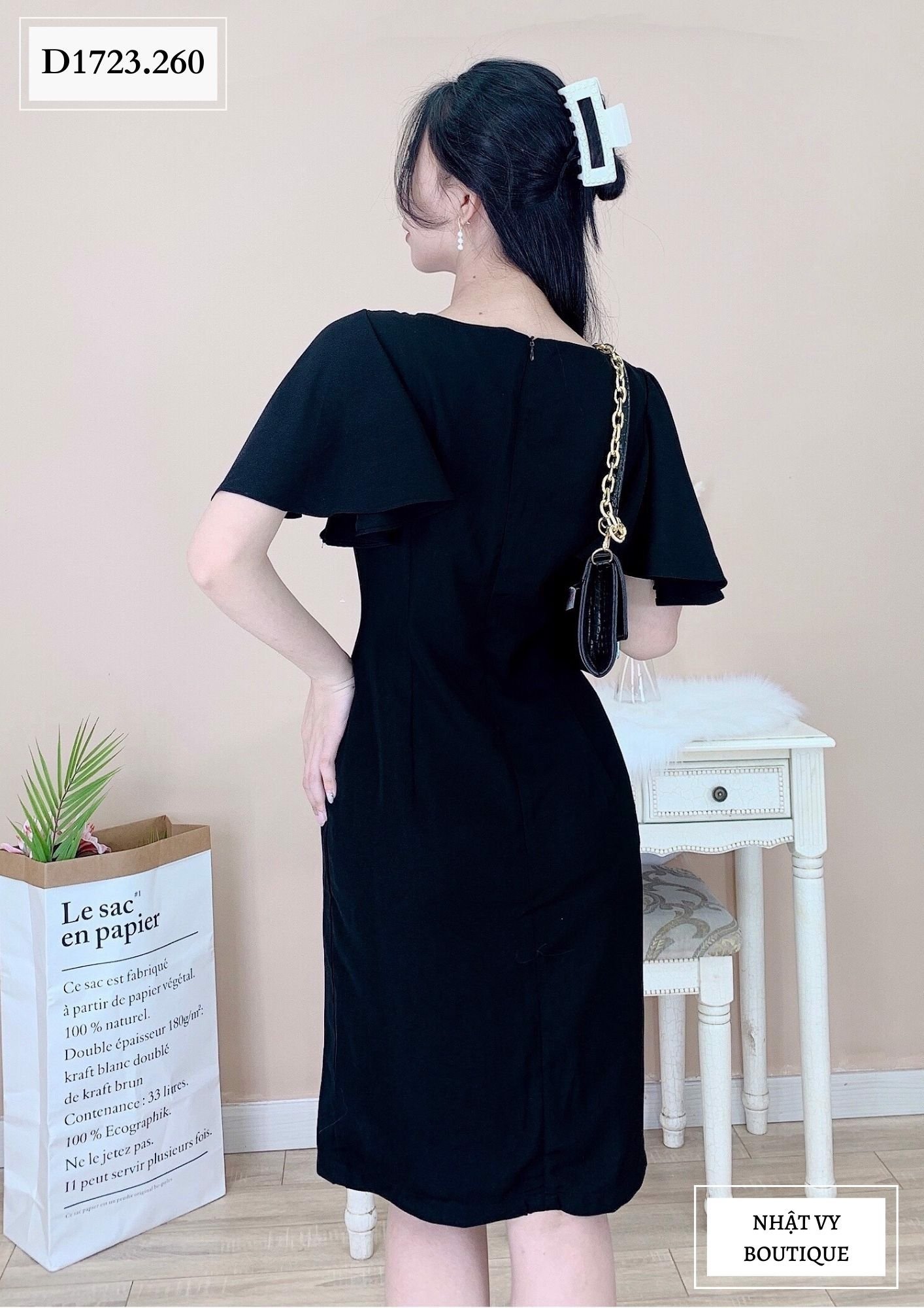 Đầm Tiệc Tay Xòe Thời Trang Có Size Bự