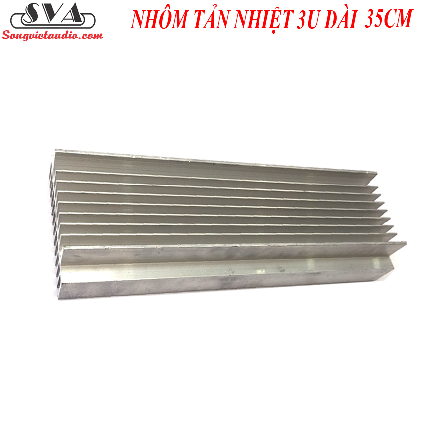 NHÔM TẢN NHIỆT 3U DÀI 35CM