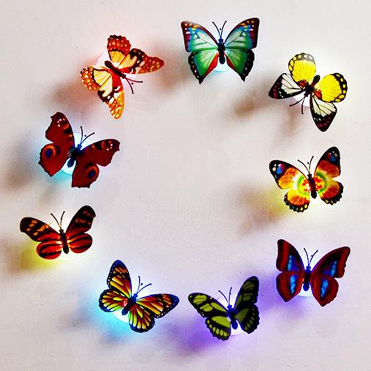 [Hcm]Combo of 5 Butterfly-Shaped Led Wall Lights