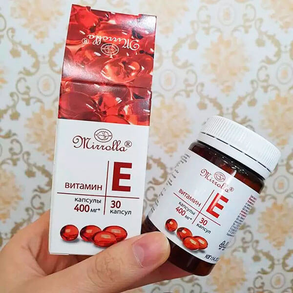Vitamin E đỏ của Nga 400mg Mirrolla