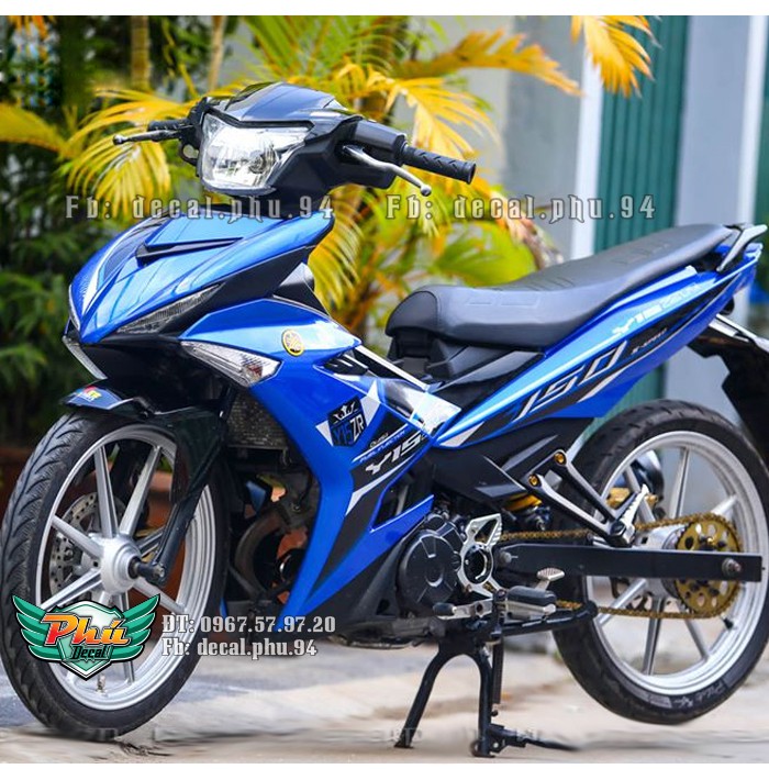 Tem rời EX 150 Y15 ZR xanh GP