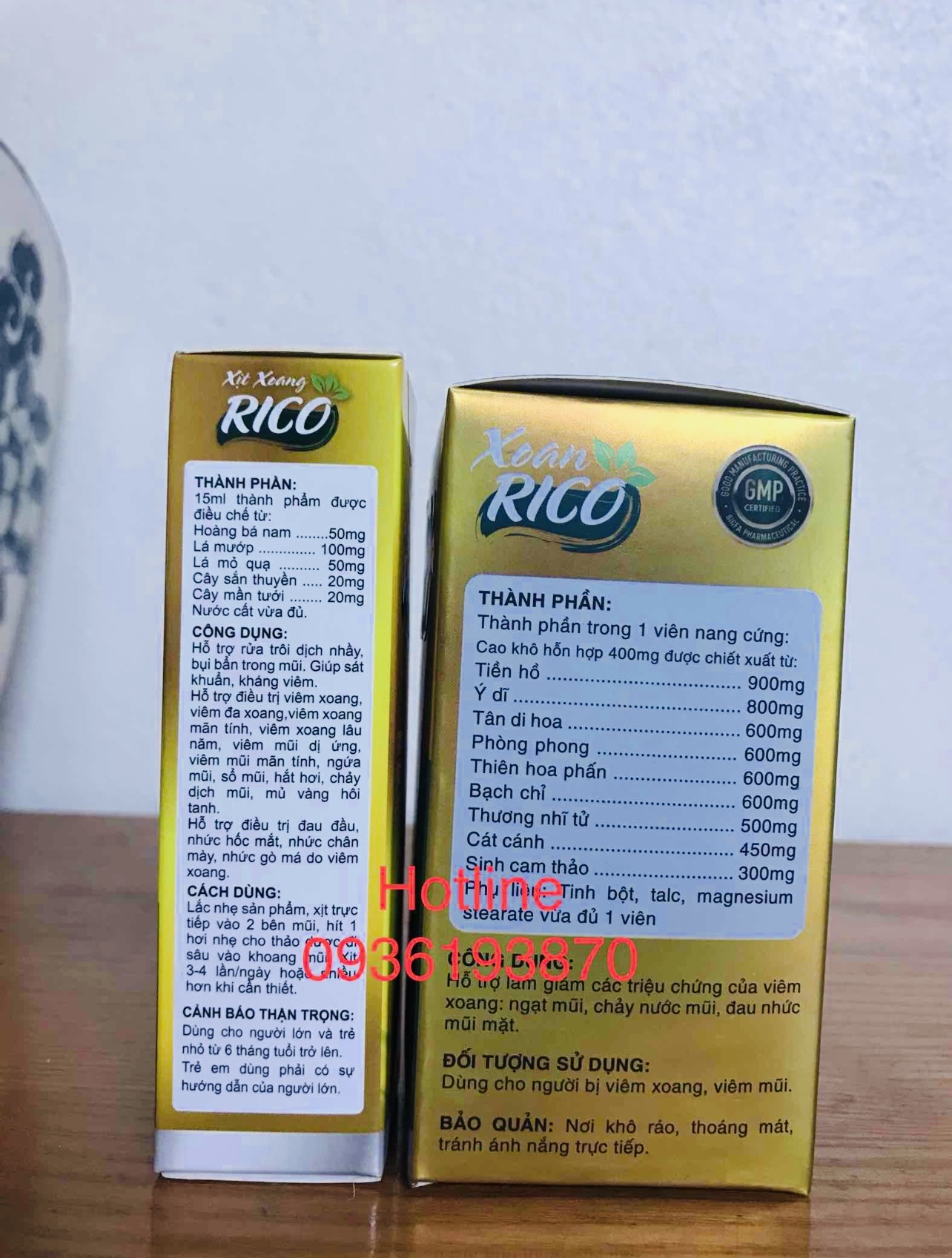XOAN RICO - Uống và Xịt