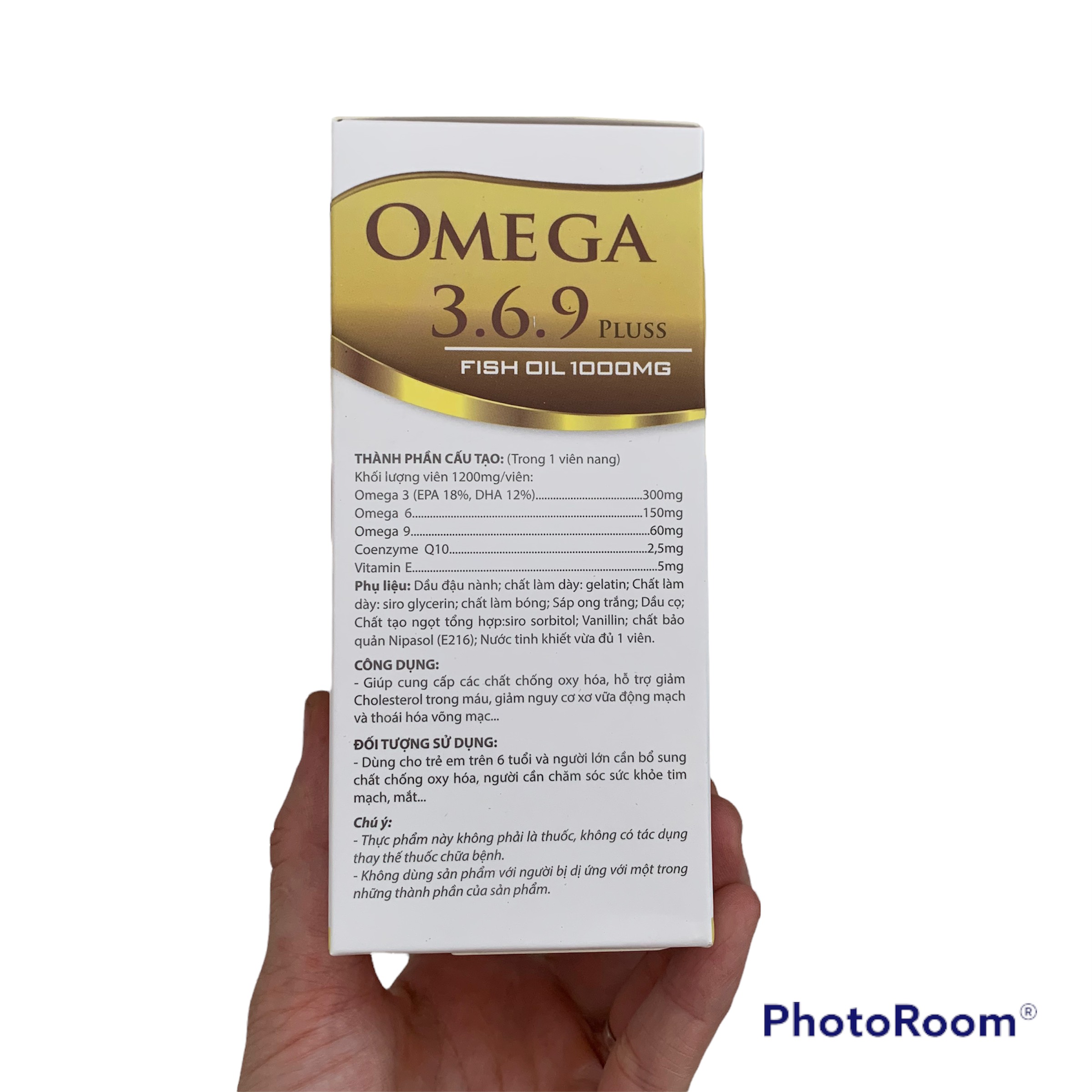 Dầu cá Omega 3 6 9 - Lọ 100 viên