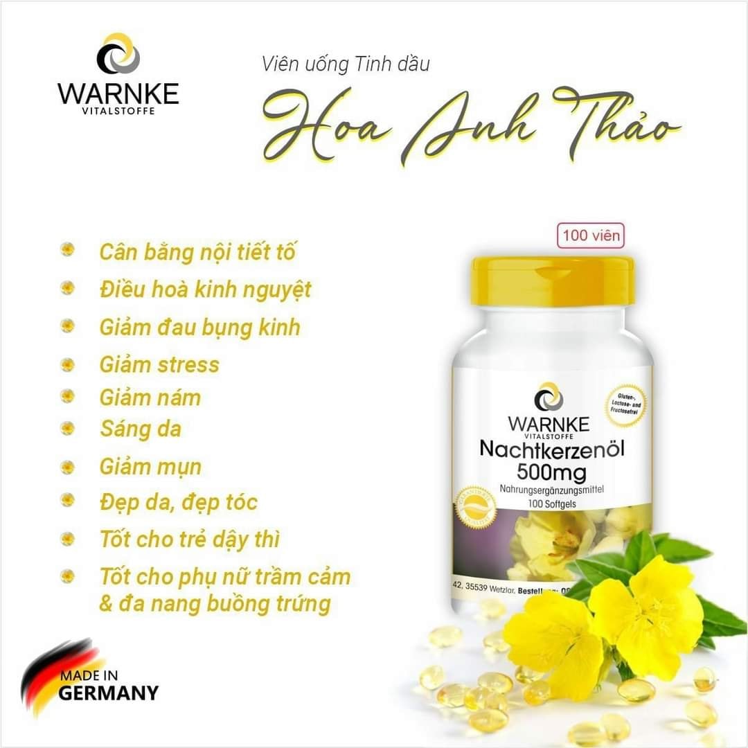 Viên TINH DẦU HOA ANH THẢO Đức