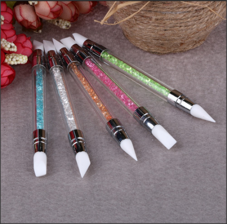 Cọ silicon 01 chiếc (ngẫu nhiên) trang trí móng làm nail mishop hnnail