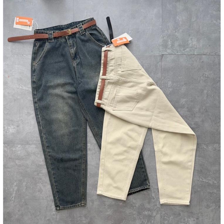 QUẦN BAGGY LƯNG CAO ĐỈA TO THỜI TRANG #1345