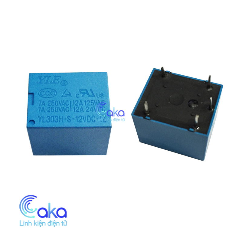 Relay 12V 7A 5 chân YL303H-S-12VDC-1Z