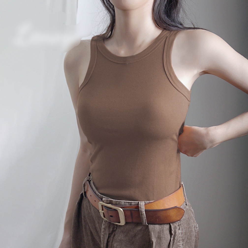 Áo ba lỗ nữ dáng dài , Áo tanktop sát nách 3 lỗ form ôm vừa thun tăm khoét vai co dãn, đẹp, mát