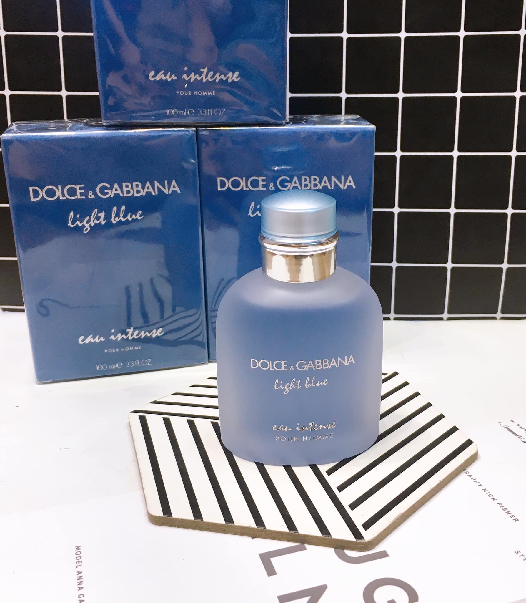 Nuớc hoa nam D&G Light Blue Pour Homme Eau Intense EDP 100ml