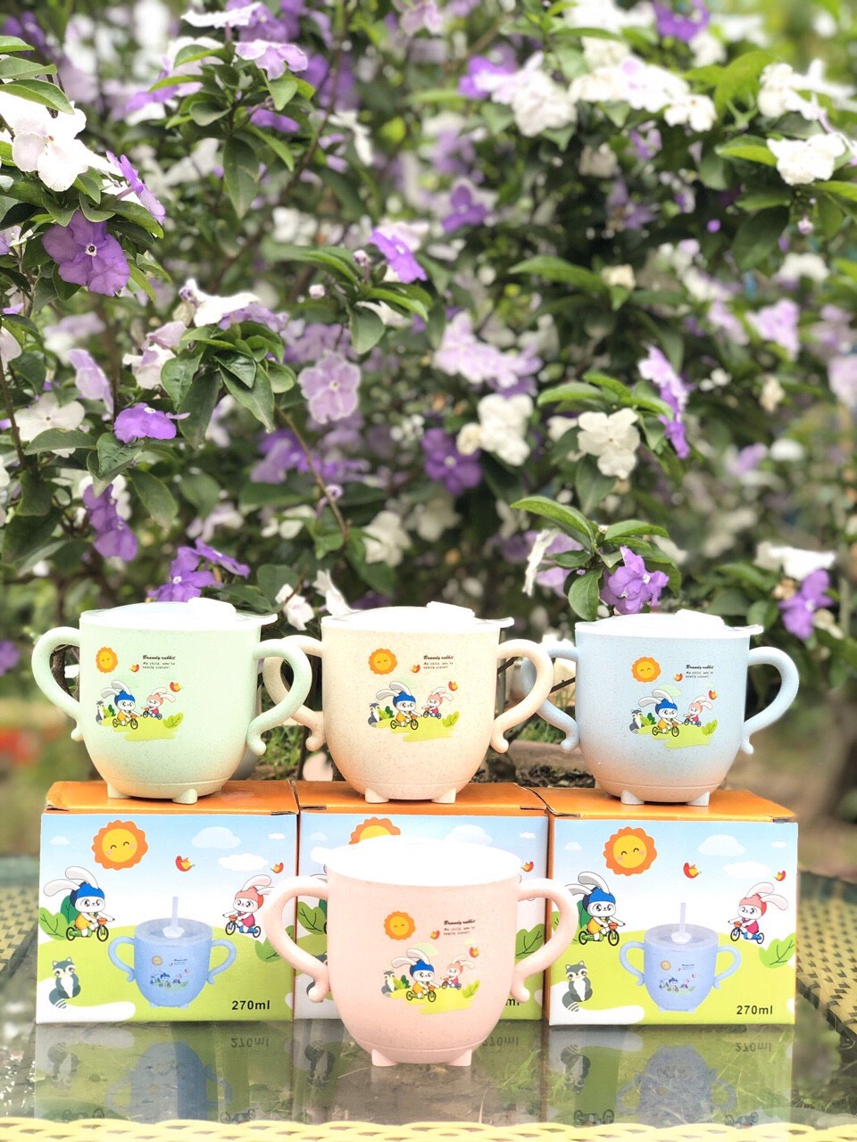 Cốc uống nước lúa mạch cho bé