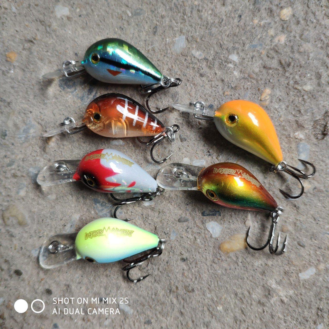 Mồi lure câu cá mồi ruồi nano siêu nhậy loại 1
