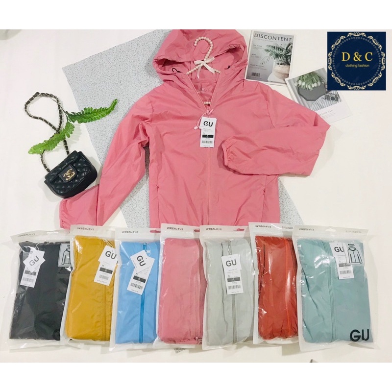 Áo GIÓ nữ GU 2 lớp chất liệu chống nước mặc 4 mùa