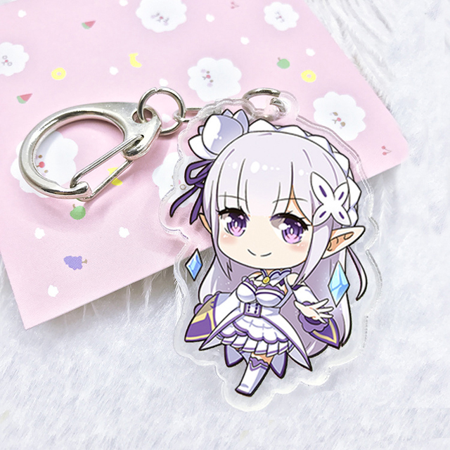 Móc Khóa Emilia Re:Zero REZ08002