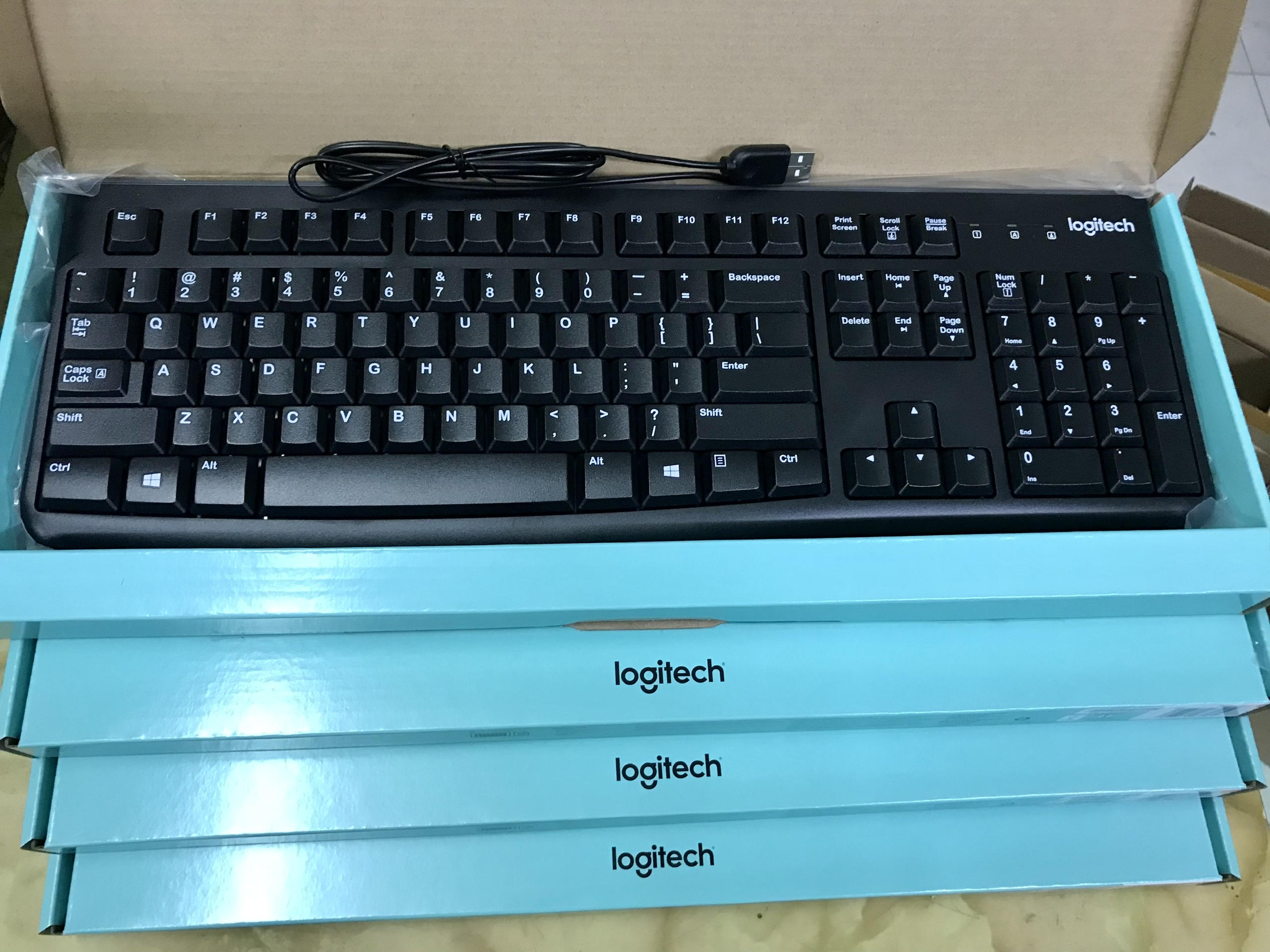 Bàn phím Logitech K120 mới 100%- Chính hãng