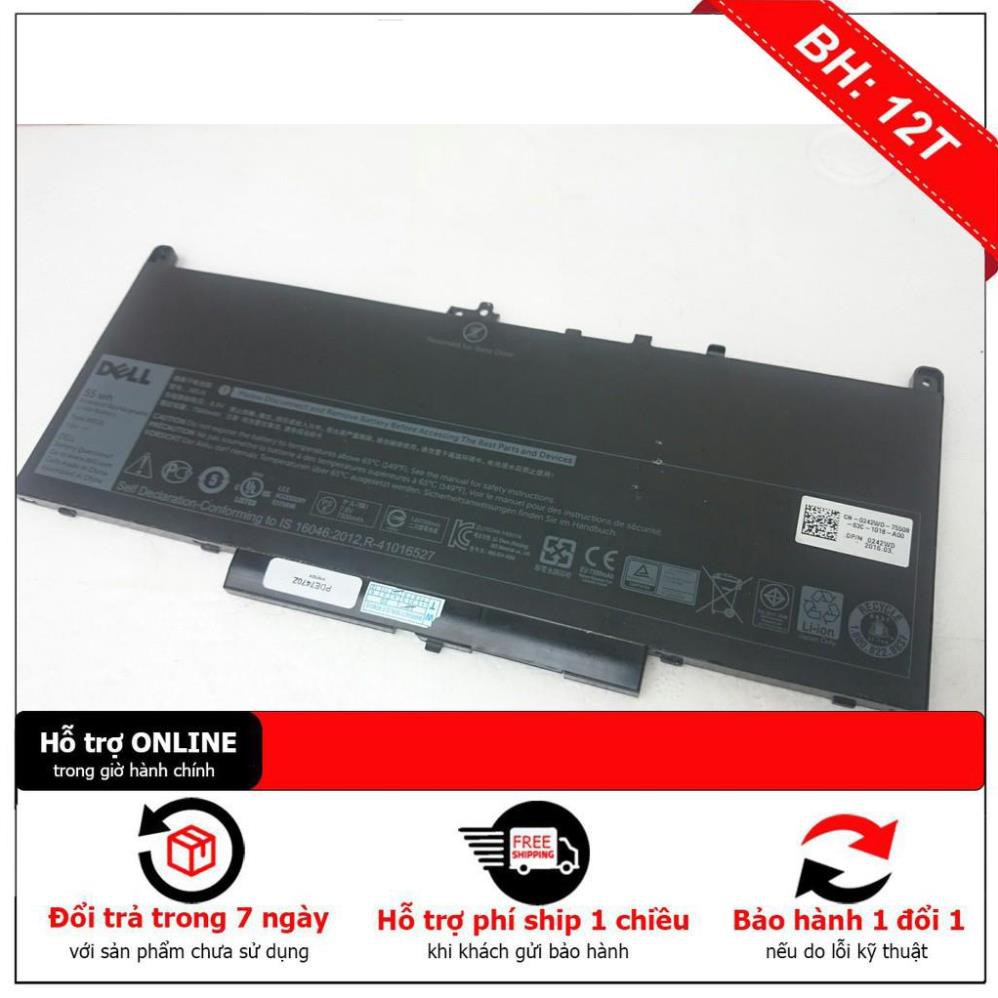 PIN ZIN LAPTOP DELL LATITUDE E7270 E7470 4CELL 55WHR BATTERY MC34Y J60J5