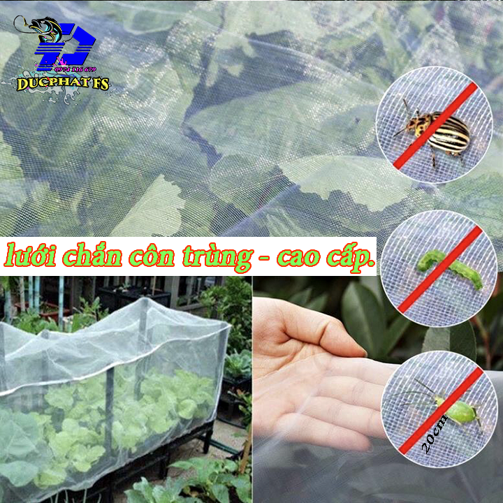 {1m rộng x 1m tới = 1m vuông} Lưới chắn côn trùng, lưới chống muỗi, chắn bụi. lỗ siêu nhỏ { hàng nhập khẩu }