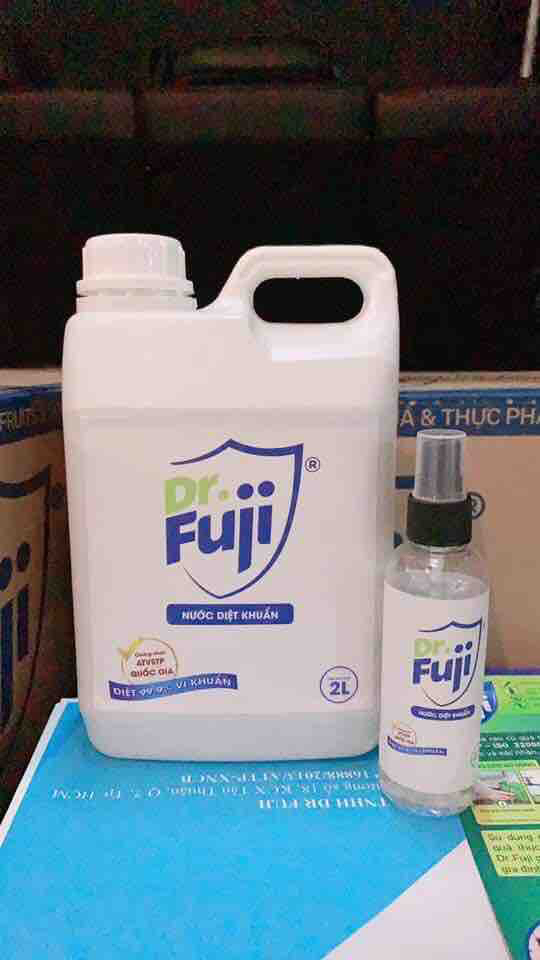 [HCM]Cồn  diệt khuẩn Fuji 5 lít + xịt fuji 5mml