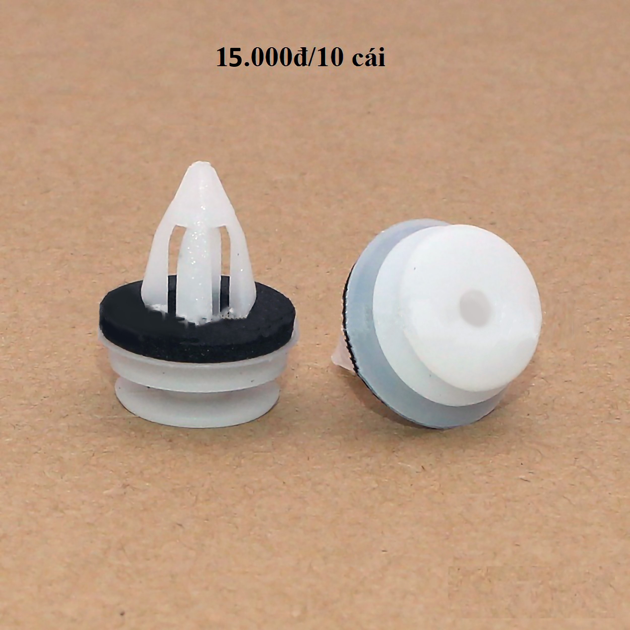 Vít nở nhựa chốt tapi ô tô (10 cái)