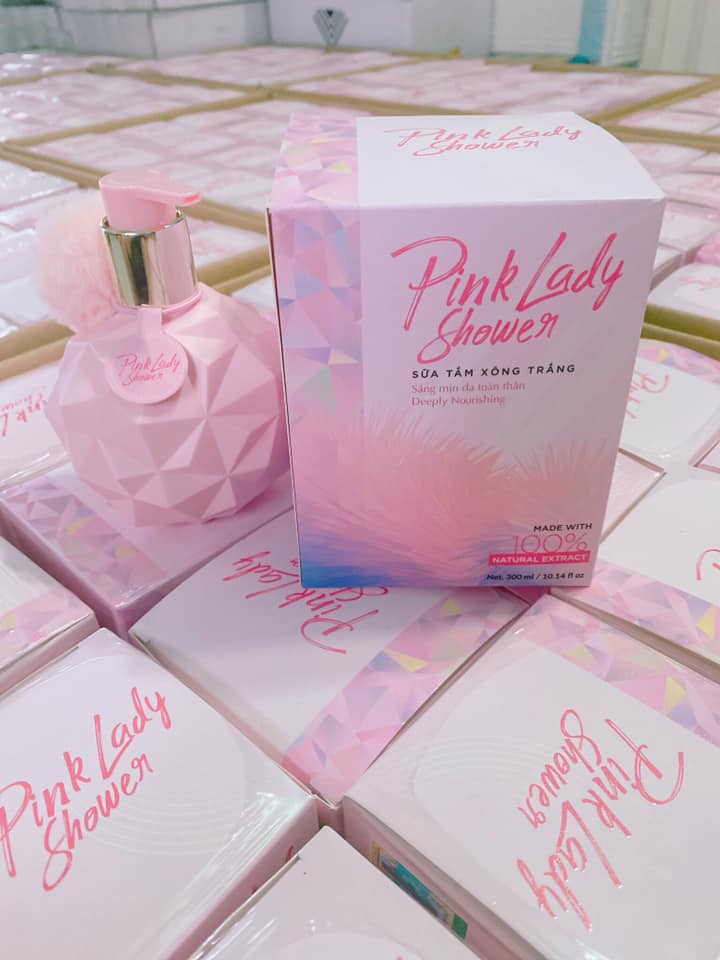 [HCM]Sữa tắm Xông trắng Pink Lady Shower