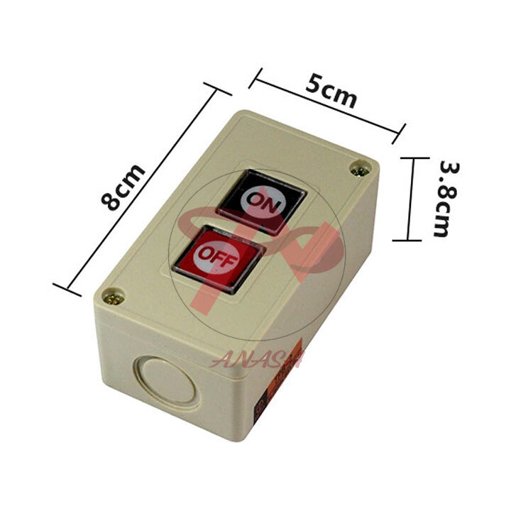 Hộp Nút Nhấn ON-OFF TPB-2 250VAC-3A