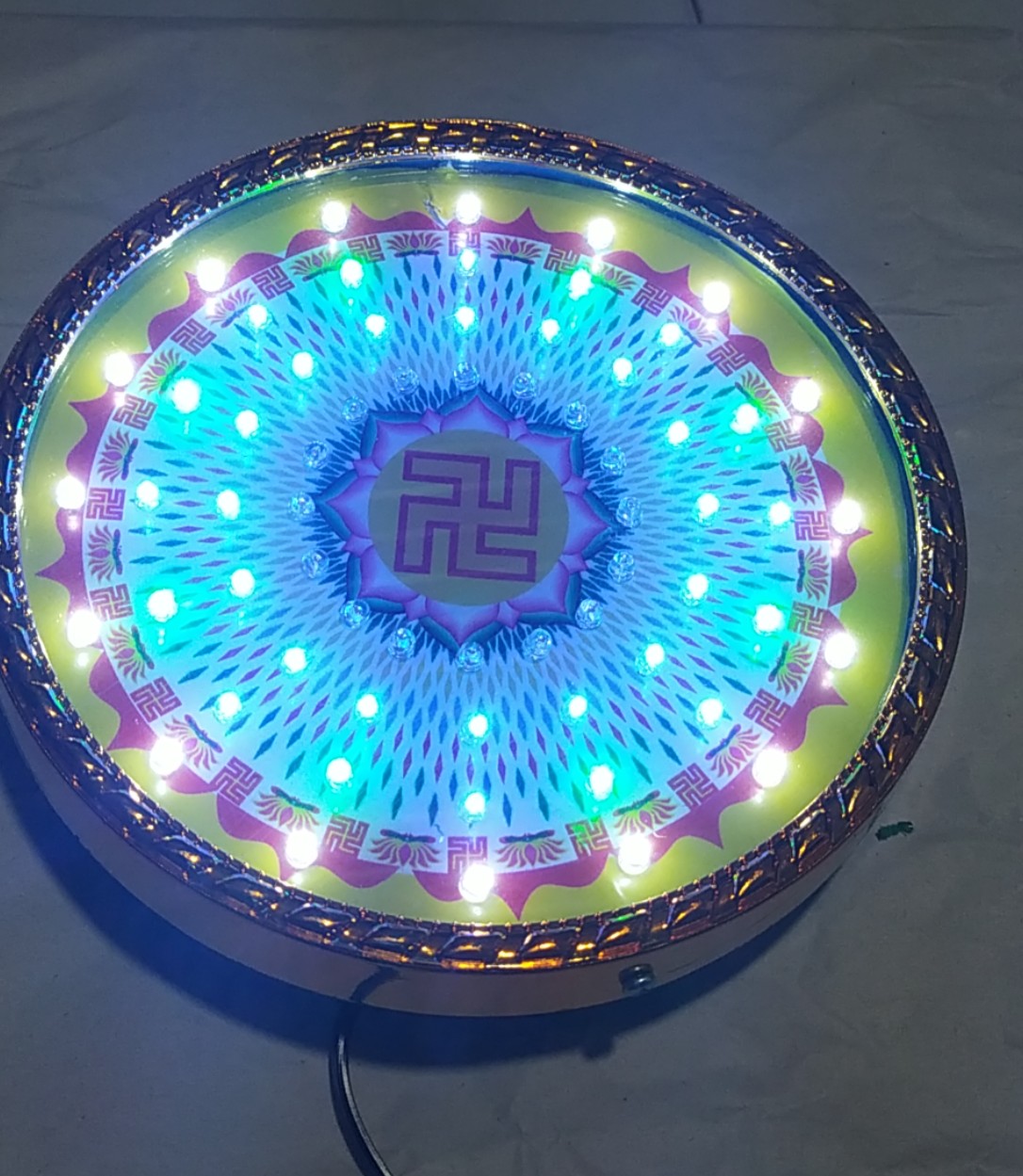 Đèn hào quang led 8 kiểu nháy 16- 22cm B