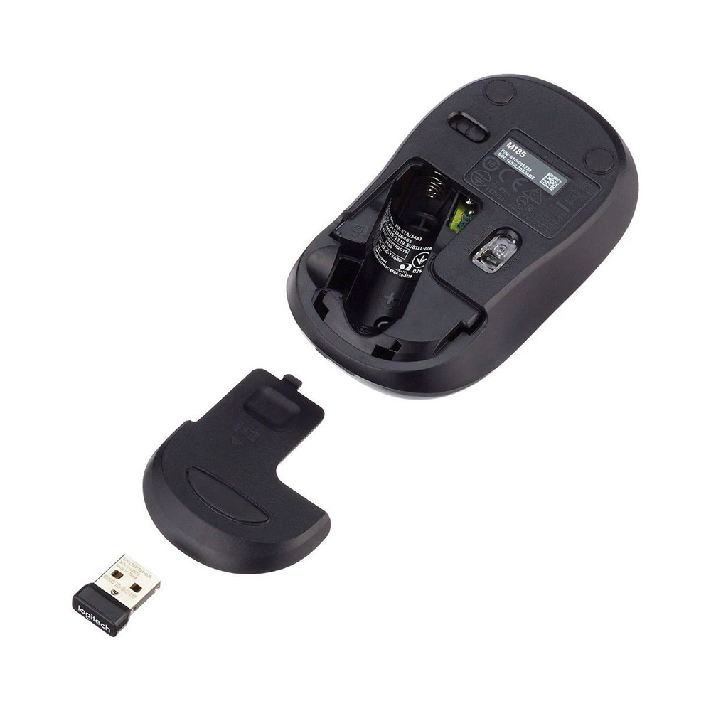 (BH 12T) (BT 12T) Chuột máy tính không dây Logitech M185 - Bảo hành 36 tháng