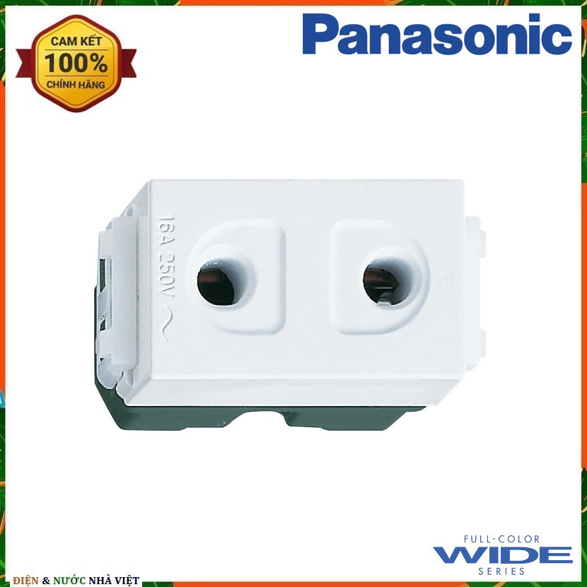 Ổ cắm đơn cho phích cắm tròn panasonic wide weg1090sw 250vac 16a