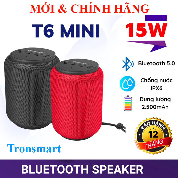 Loa Bluetooth Chống nước Ghép đôi được Tronsmart Element T6 Mini, T7 mini, Trip