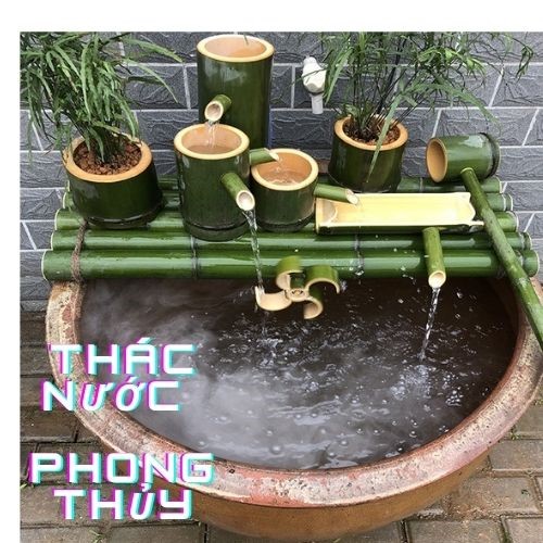thác nước phong thủy (không bánh xe gió và máy bơm nước)
