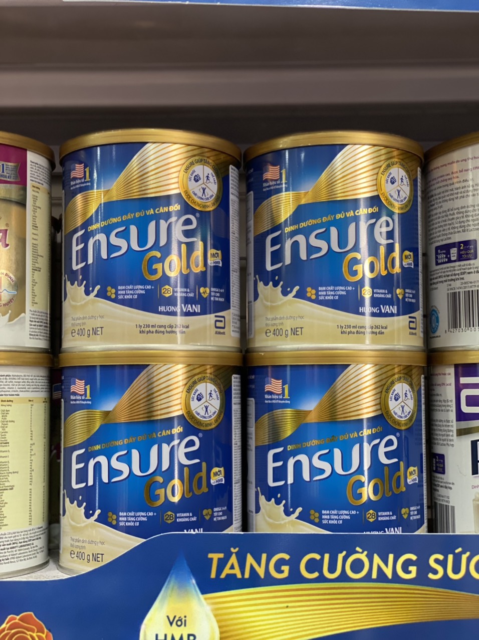 Sữa bột Ensure Gold Vani 400g