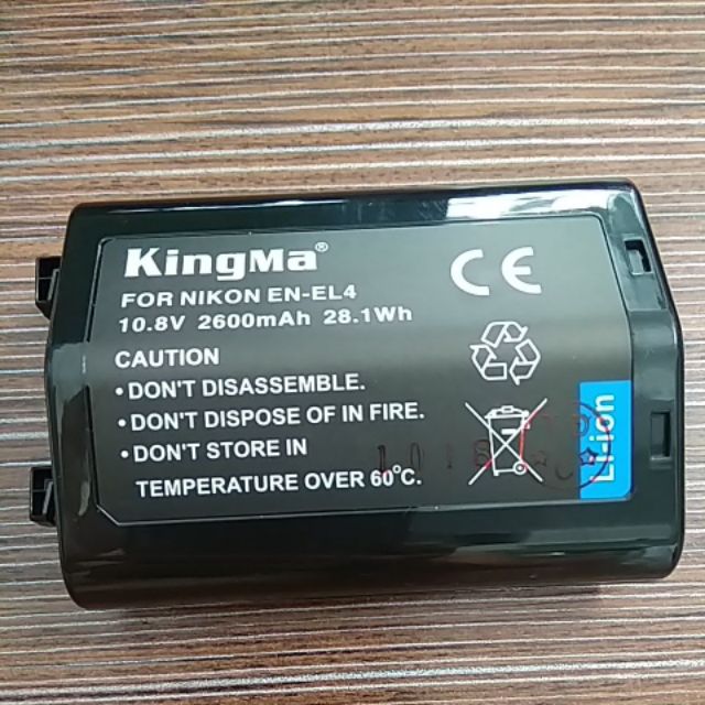 Pin kingma EN-EL4, Pin EN-EL4/EL4A cho Nikon